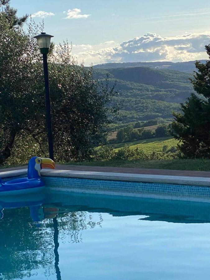 Gorgeous 2-Storey Villa With A Large Private Pool Todi Extérieur photo